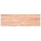 vidaXL Tablero mesa madera roble tratada marrón claro 160x50x(2-4) cm vidaXL Tablero mesa madera roble tratada marrón claro 160x50x(2-4) cm
