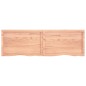 vidaXL Tablero mesa madera roble tratada marrón claro 160x50x(2-4) cm vidaXL Tablero mesa madera roble tratada marrón claro 160x50x(2-4) cm