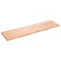 vidaXL Tablero mesa madera roble tratada marrón claro 180x50x(2-4) cm vidaXL Tablero mesa madera roble tratada marrón claro 180x50x(2-4) cm