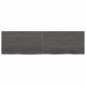 vidaXL Tablero mesa madera roble tratada gris oscuro 140x40x(2-6) cm vidaXL Tablero mesa madera roble tratada gris oscuro 140x40x(2-6) cm