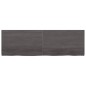 vidaXL Tablero mesa madera roble tratada gris oscuro 160x50x(2-4) cm vidaXL Tablero mesa madera roble tratada gris oscuro 160x50x(2-4) cm
