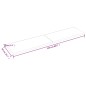 vidaXL Tablero mesa madera roble tratada marrón claro 220x50x(2-4) cm vidaXL Tablero mesa madera roble tratada marrón claro 220x50x(2-4) cm