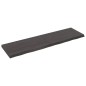 vidaXL Tablero mesa madera roble tratada gris oscuro 180x50x(2-6) cm vidaXL Tablero mesa madera roble tratada gris oscuro 180x50x(2-6) cm