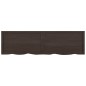 vidaXL Tablero mesa madera roble tratada gris oscuro 180x50x(2-6) cm vidaXL Tablero mesa madera roble tratada gris oscuro 180x50x(2-6) cm