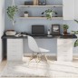 vidaXL Tablero mesa madera roble tratada gris oscuro 220x60x(2-6) cm vidaXL Tablero mesa madera roble tratada gris oscuro 220x60x(2-6) cm