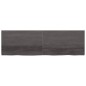 vidaXL Tablero mesa madera roble tratada gris oscuro 200x60x(2-4) cm vidaXL Tablero mesa madera roble tratada gris oscuro 200x60x(2-4) cm
