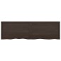 vidaXL Tablero mesa madera roble tratada gris oscuro 200x60x(2-4) cm vidaXL Tablero mesa madera roble tratada gris oscuro 200x60x(2-4) cm