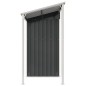 vidaXL Cobertizo jardín tejado largo acero antracita 277x110,5x181 cm vidaXL Cobertizo jardín tejado largo acero antracita 277x110,5x181 cm