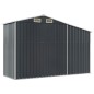 vidaXL Cobertizo de jardín acero galvanizado antracita 277x93x179 cm vidaXL Cobertizo de jardín acero galvanizado antracita 277x93x179 cm