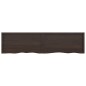 vidaXL Tablero mesa madera roble tratada gris oscuro 200x50x(2-4) cm vidaXL Tablero mesa madera roble tratada gris oscuro 200x50x(2-4) cm