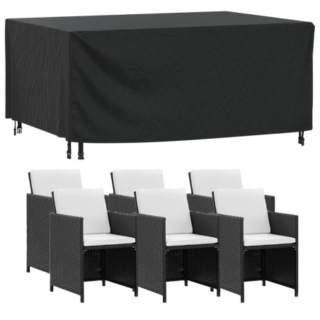 vidaXL Cubierta de muebles de jardín impermeable 420D 172x113x73 cm