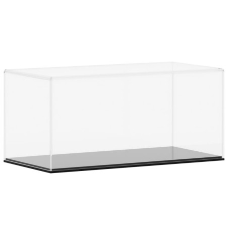 vidaXL Caja de exposición acrílico transparente 30x15x14 cm