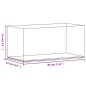 vidaXL Caja de exposición acrílico transparente 30x15x14 cm vidaXL Caja de exposición acrílico transparente 30x15x14 cm