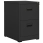 vidaXL Armario archivador de acero antracita 46x62x72,5 cm
