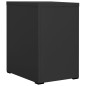 vidaXL Armario archivador de acero antracita 46x62x72,5 cm