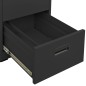 vidaXL Armario archivador de acero antracita 46x62x72,5 cm