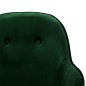 vidaXL Silla de comedor de terciopelo verde oscuro vidaXL Silla de comedor de terciopelo verde oscuro
