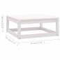 vidaXL Juego de muebles de jardín 5 pzas y cojines madera pino maciza vidaXL Juego de muebles de jardín 5 pzas y cojines madera pino maciza