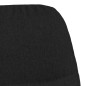vidaXL Silla mecedora con reposapiés tela negro vidaXL Silla mecedora con reposapiés tela negro