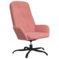 vidaXL Sillón de relax con reposapiés terciopelo rosa vidaXL Sillón de relax con reposapiés terciopelo rosa