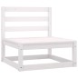vidaXL Juego de muebles de jardín 9 pzas y cojines madera maciza pino vidaXL Juego de muebles de jardín 9 pzas y cojines madera maciza pino