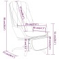 vidaXL Sillón de relax con reposapiés terciopelo rosa vidaXL Sillón de relax con reposapiés terciopelo rosa