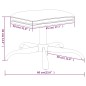 vidaXL Sillón de relax con taburete terciopelo rosa vidaXL Sillón de relax con taburete terciopelo rosa