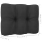 vidaXL Set de muebles de jardín 10 pzas con cojines madera pino blanco vidaXL Set de muebles de jardín 10 pzas con cojines madera pino blanco