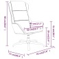 vidaXL Sillón de relax con taburete tela de microfibra gris oscuro vidaXL Sillón de relax con taburete tela de microfibra gris oscuro