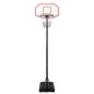 vidaXL Canasta de baloncesto polietileno blanco 282-352 cm vidaXL Canasta de baloncesto polietileno blanco 282-352 cm