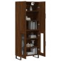 vidaXL Aparador alto madera contrachapada marrón roble 69,5x34x180 cm vidaXL Aparador alto madera contrachapada marrón roble 69,5x34x180 cm