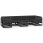 vidaXL Set de muebles de jardín 8 pzas con cojines madera pino negro vidaXL Set de muebles de jardín 8 pzas con cojines madera pino negro