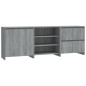 vidaXL Aparador de 3 piezas madera manufacturada gris Sonoma vidaXL Aparador de 3 piezas madera manufacturada gris Sonoma