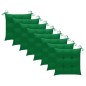 vidaXL Sillas de jardín con cojines 8 uds madera maciza de acacia vidaXL Sillas de jardín con cojines 8 uds madera maciza de acacia