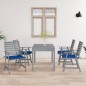 vidaXL Sillas de comedor jardín con cojines 4 uds madera maciza acacia vidaXL Sillas de comedor jardín con cojines 4 uds madera maciza acacia
