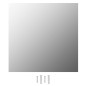 vidaXL Espejo de pared con luces LED cuadrado de vidrio vidaXL Espejo de pared con luces LED cuadrado de vidrio