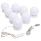 vidaXL Espejo de pared con luces LED cuadrado de vidrio vidaXL Espejo de pared con luces LED cuadrado de vidrio