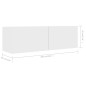 vidaXL Set de muebles para TV 8 piezas madera contrachapada blanco