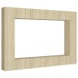 vidaXL Set de muebles salón TV 8 pzas madera ingeniería roble Sonoma