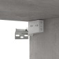 vidaXL Set muebles de salón TV 7 pzas madera ingeniería gris hormigón