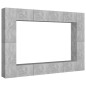 vidaXL Set muebles de salón TV 8 pzas madera ingeniería gris hormigón vidaXL Set muebles de salón TV 8 pzas madera ingeniería gris hormigón
