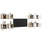 vidaXL Muebles de pared para TV 8 uds blanco roble Sonoma 30,5x30x30cm vidaXL Muebles de pared para TV 8 uds blanco roble Sonoma 30,5x30x30cm