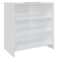 vidaXL Aparador de 2 piezas madera manufacturada blanca brillante vidaXL Aparador de 2 piezas madera manufacturada blanca brillante