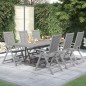 vidaXL Juego de comedor para jardín 7 piezas madera maciza acacia vidaXL Juego de comedor para jardín 7 piezas madera maciza acacia