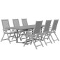 vidaXL Juego de comedor para jardín 7 piezas madera maciza acacia vidaXL Juego de comedor para jardín 7 piezas madera maciza acacia