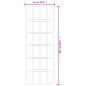 vidaXL Puerta corredera con herrajes ESG vidrio y aluminio 76x205 cm vidaXL Puerta corredera con herrajes ESG vidrio y aluminio 76x205 cm