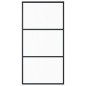 vidaXL Puerta corredera con herrajes ESG vidrio y aluminio 102x205 cm vidaXL Puerta corredera con herrajes ESG vidrio y aluminio 102x205 cm
