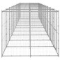 vidaXL Perrera de exterior de acero galvanizado 26,62 m² vidaXL Perrera de exterior de acero galvanizado 26,62 m²