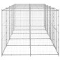 vidaXL Perrera de exterior de acero galvanizado 12,1 m² vidaXL Perrera de exterior de acero galvanizado 12,1 m²