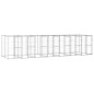 vidaXL Perrera de exterior de acero galvanizado 16,94 m² vidaXL Perrera de exterior de acero galvanizado 16,94 m²